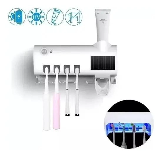 GENÉRICO ESTERILIZADOR AUTOMATICO Y ORGANIZADOR PARA CEPILLOS DENTALES CON TECNOLOGIA UV