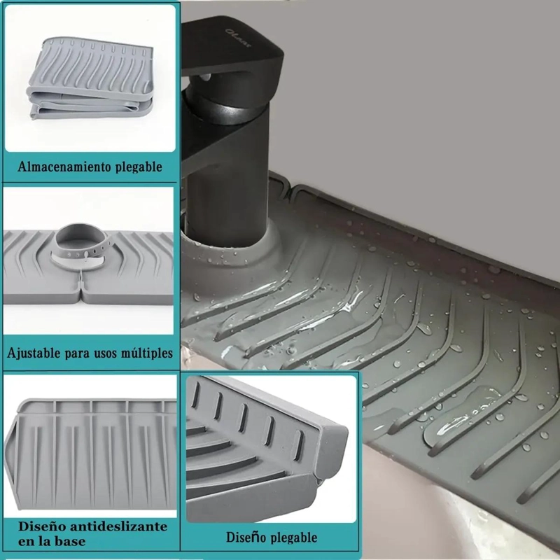 PROTECTOR PARA FREGADERO DE COCINA CONTRA SALPICADURAS Y SALPICADURAS - 3