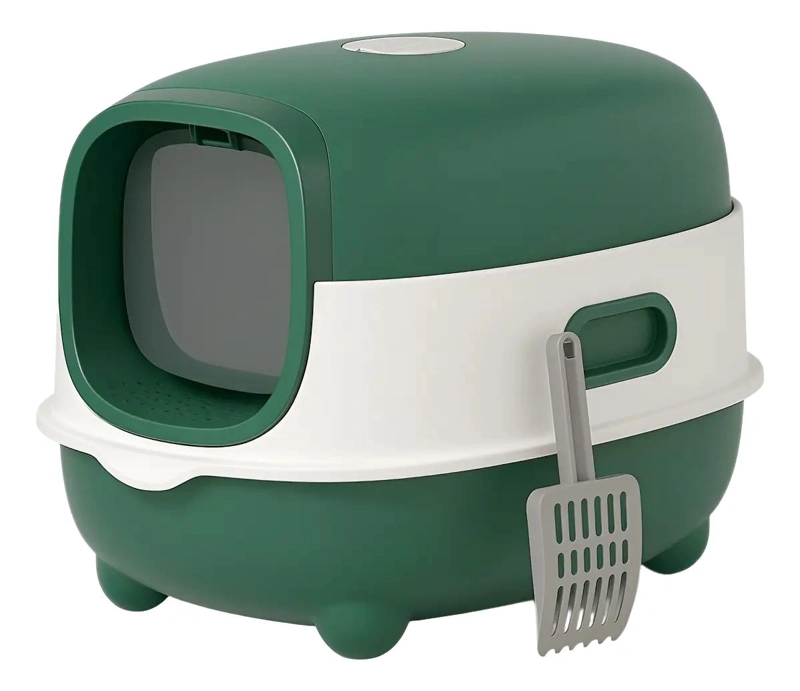 ARENERO PARA GATOS CON CAJA DE ARENA SANITARIA PARA MASCOTAS - 1