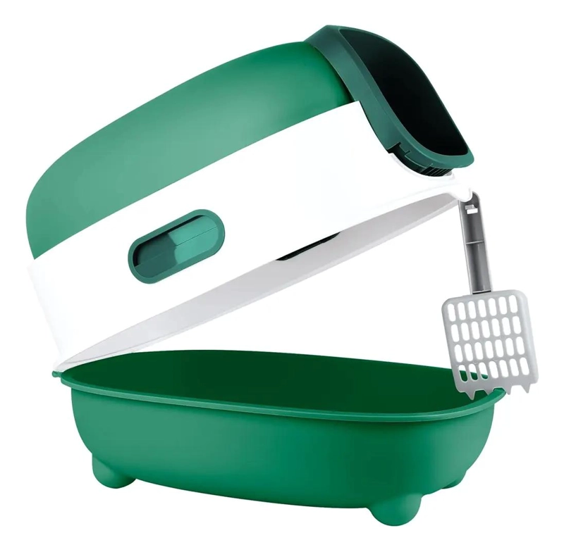 ARENERO PARA GATOS CON CAJA DE ARENA SANITARIA PARA MASCOTAS - 3
