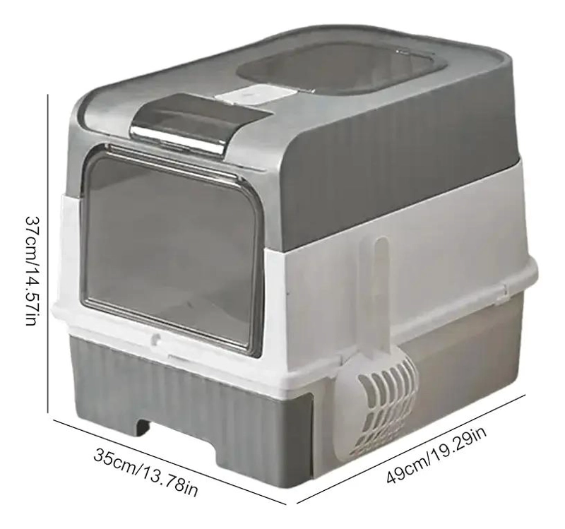 ARENERO PARA GATOS CON DOBLE PUERTA Y BANDEJA EXTRAIBLE PARA FACIL LIMPIEZA - 3