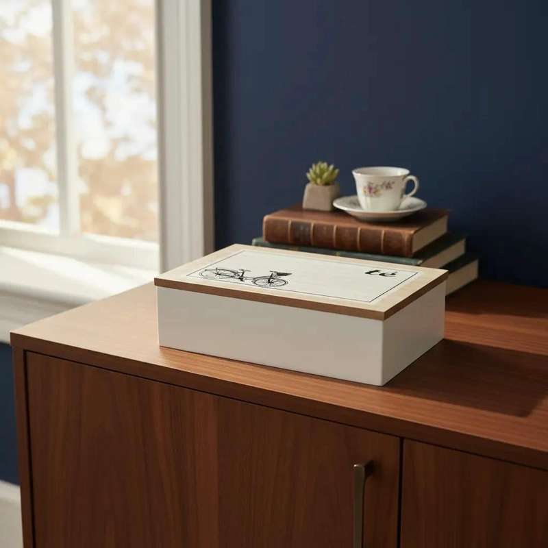 ORGANIZADOR DE MADERA PARA TE  E INFUSIONES CON COMPARTIMENTOS - 1