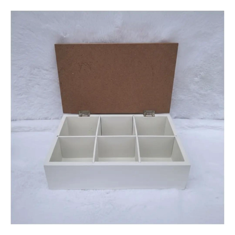 ORGANIZADOR DE MADERA PARA TE  E INFUSIONES CON COMPARTIMENTOS - 3