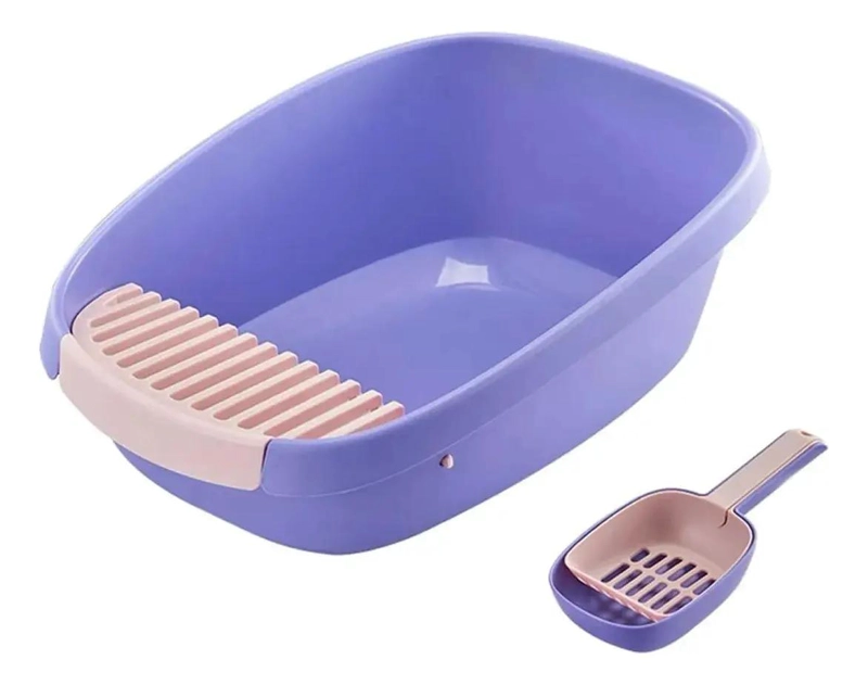 ARENERO GRANDE PARA GATOS CON PALA RECOGEDORA 22X44X61 CM - 1