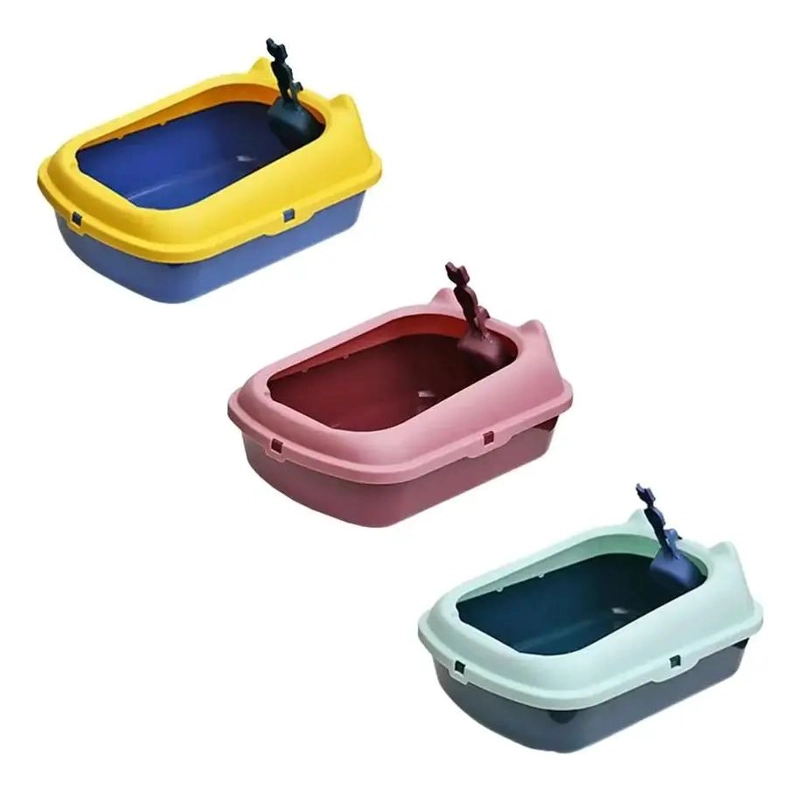 ARENERO ABIERTO GRANDE PARA GATOS CON PALA SANITARIA INCLUIDA - 2