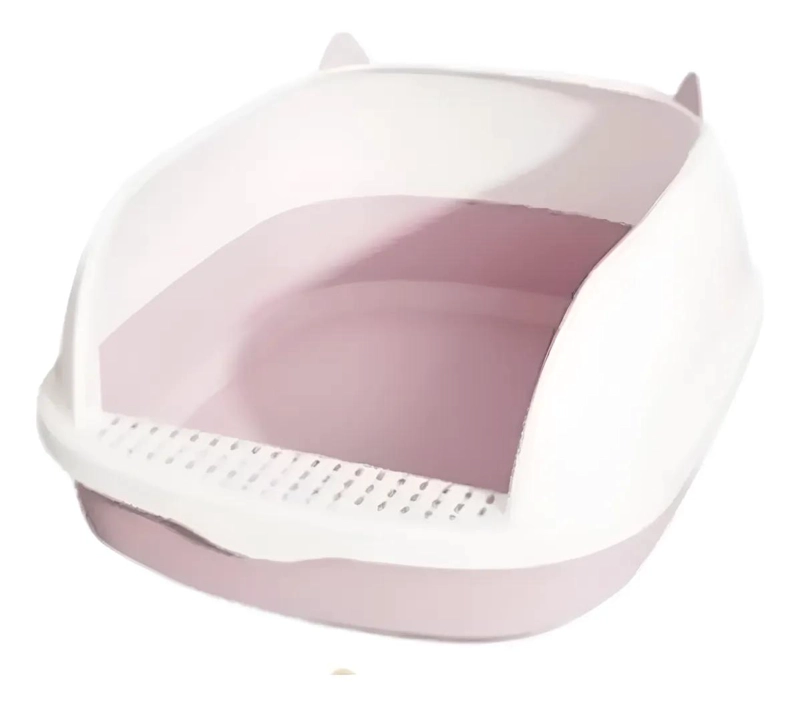 ARENERO PARA GATO CON BORDE ANTIDERRAME 40X33 CM BANDEJA SANITARIA - 2