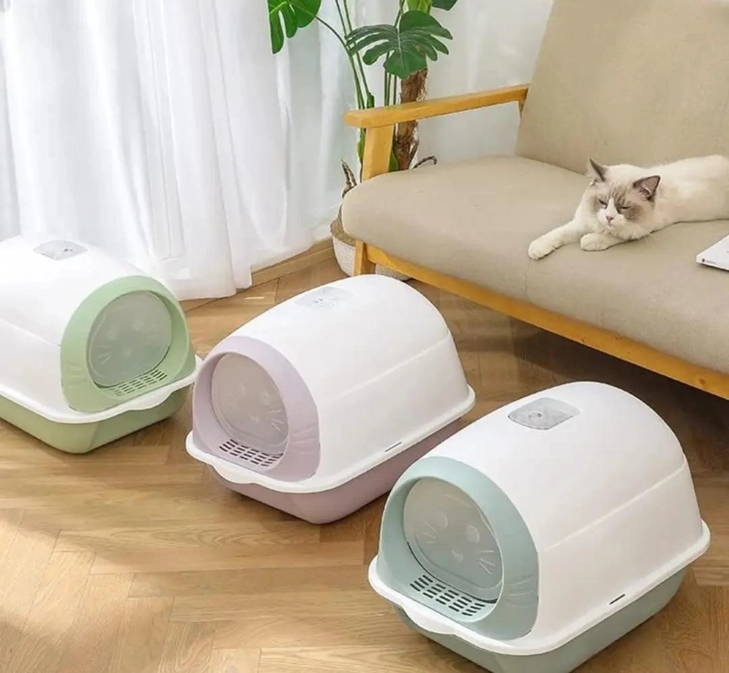 ARENERO MEDIANO PARA GATOS CON CAJA SANITARIA PRACTICA Y FUNCIONAL - 2