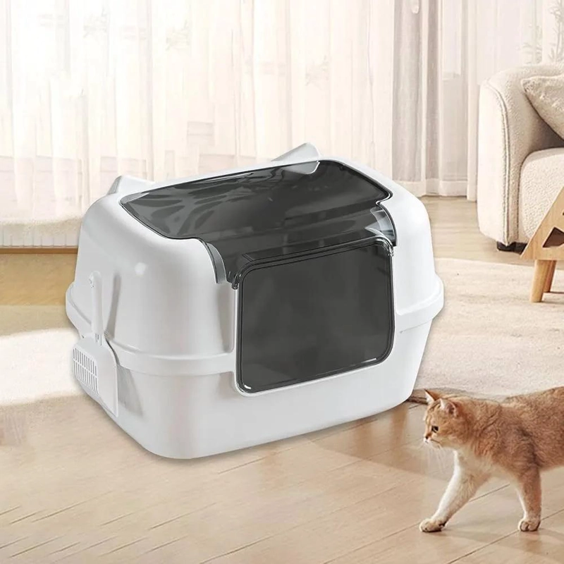 ARENERO CERRADO PARA GATOS GRANDE CON CONTROL DE OLORES Y PALA INCLUIDA - 2