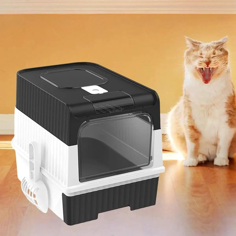 ARENERO CERRADO CON BANDEJA SANITARIA PARA GATOS TAMAÑO EXTRA GRANDE - 5