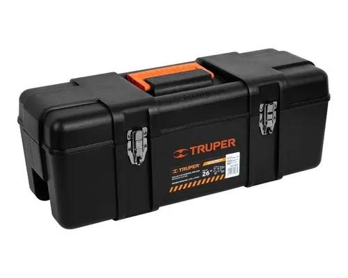 CAJA DE HERRAMIENTAS DE PLASTICO RESISTENTE CON COMPARTIMENTOS ORGANIZADORES 27X - 1