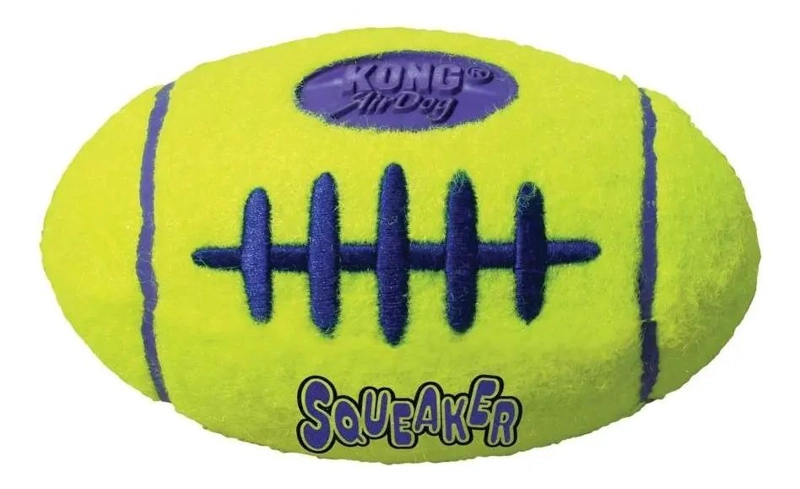 PELOTA PARA PERROS CON SONIDO TIPO FOOTBALL COLOR AMARILLO - 5