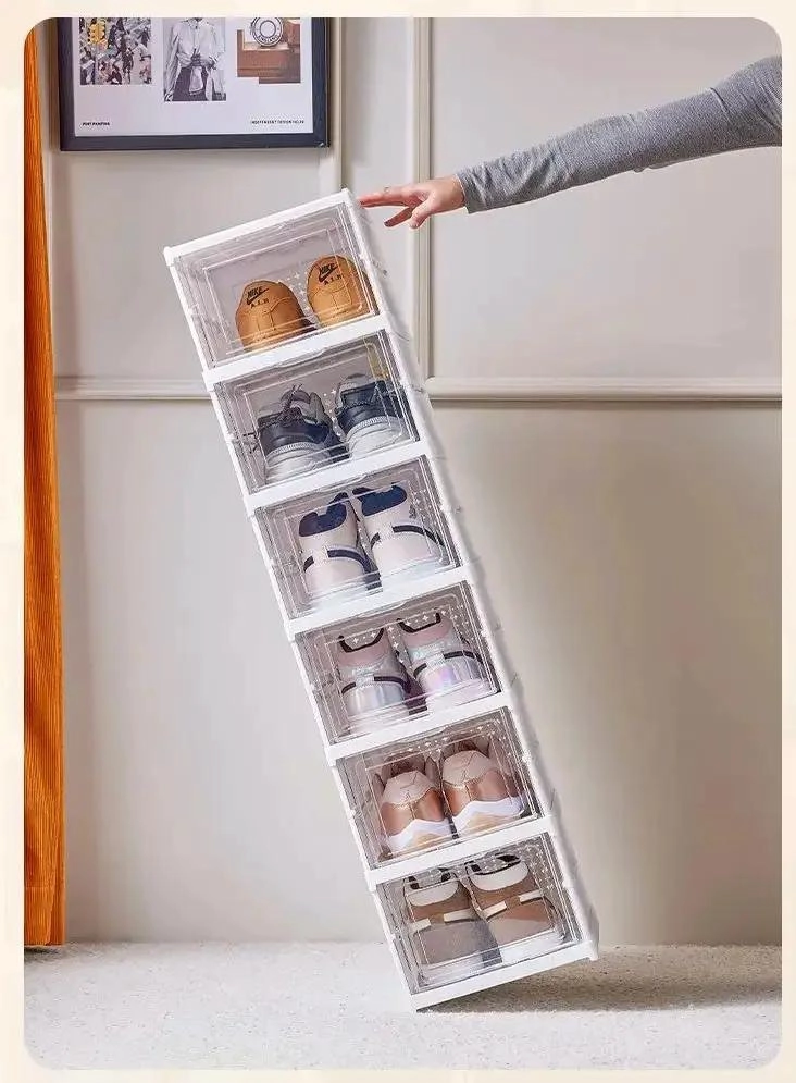 ORGANIZADOR PLEGABLE PARA ZAPATOS CON 3 NIVELES Y ESTRUCTURA FIRME - 5