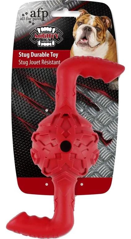 JUGUETE INTERACTIVO RESISTENTE PARA PERRO COLOR ROJO - 1