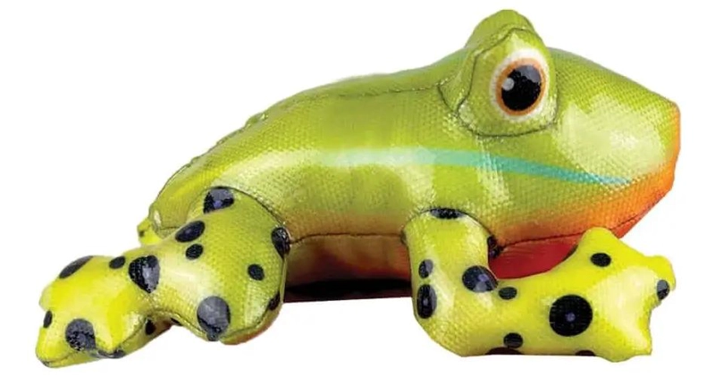 JUGUETE PARA PERROS CON DISEÑO DE RANA RESISTENTE TALLA M - 2