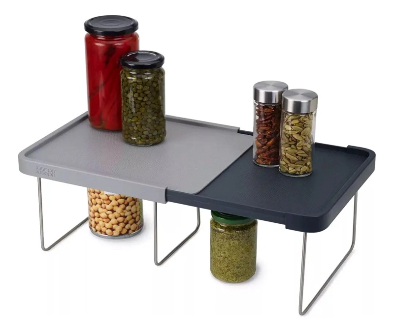 ESTANTE ORGANIZADOR EXTENSIBLE ADAPTABLE PARA COCINA Y ALMACENAMIENTO - 1
