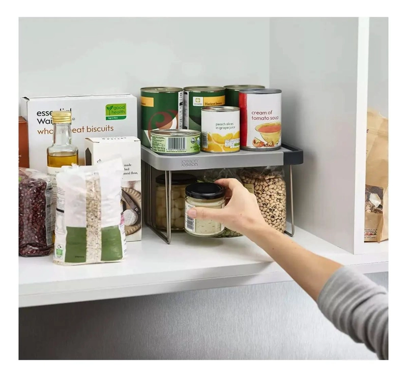 ESTANTE ORGANIZADOR EXTENSIBLE ADAPTABLE PARA COCINA Y ALMACENAMIENTO - 2