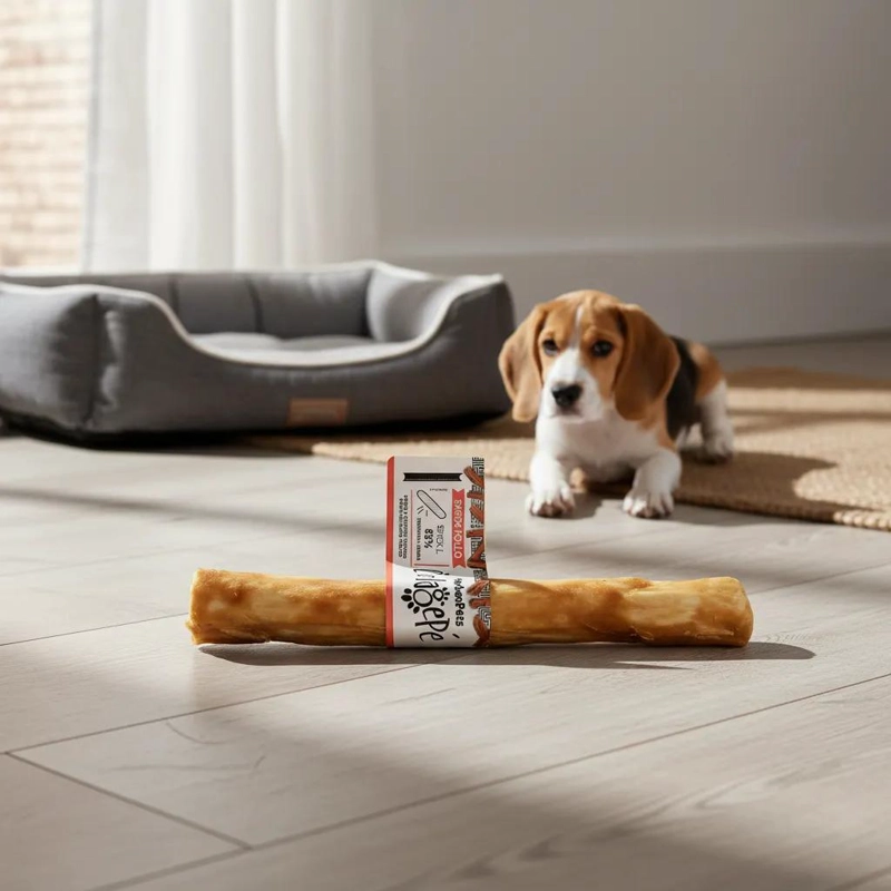 HUESO MASTICABLE PARA PERRO CON COLAGENO DENTAL 10 UNIDADES - 1
