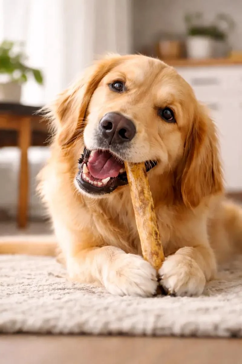 HUESO MASTICABLE PARA PERRO CON COLAGENO DENTAL 10 UNIDADES - 3