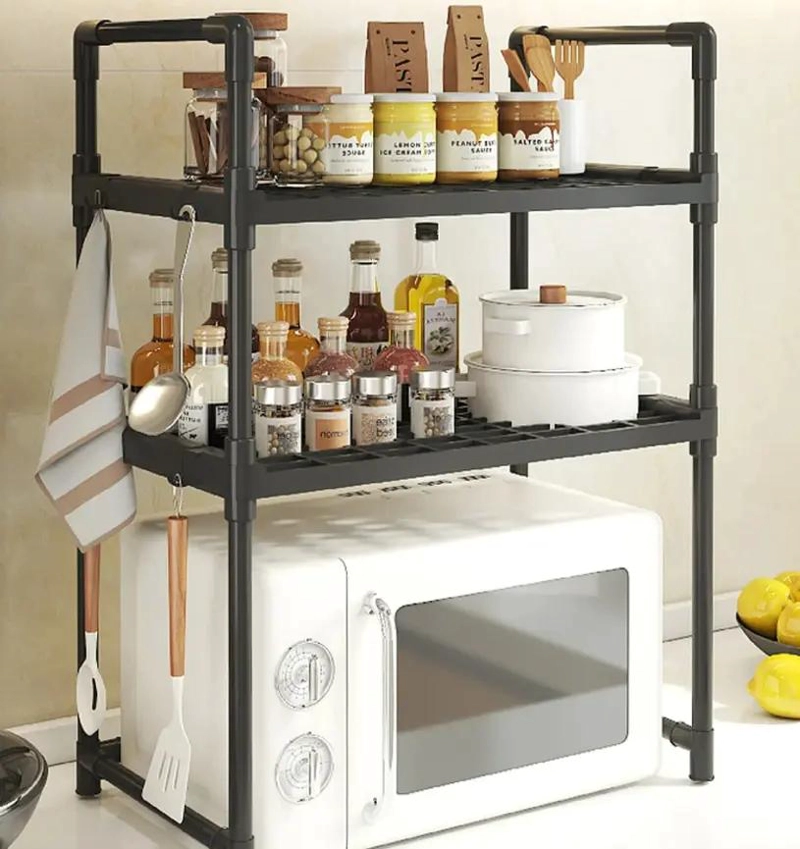 ESTANTE ORGANIZADOR DE 3 NIVELES PARA MICROONDAS Y COCINA - 3