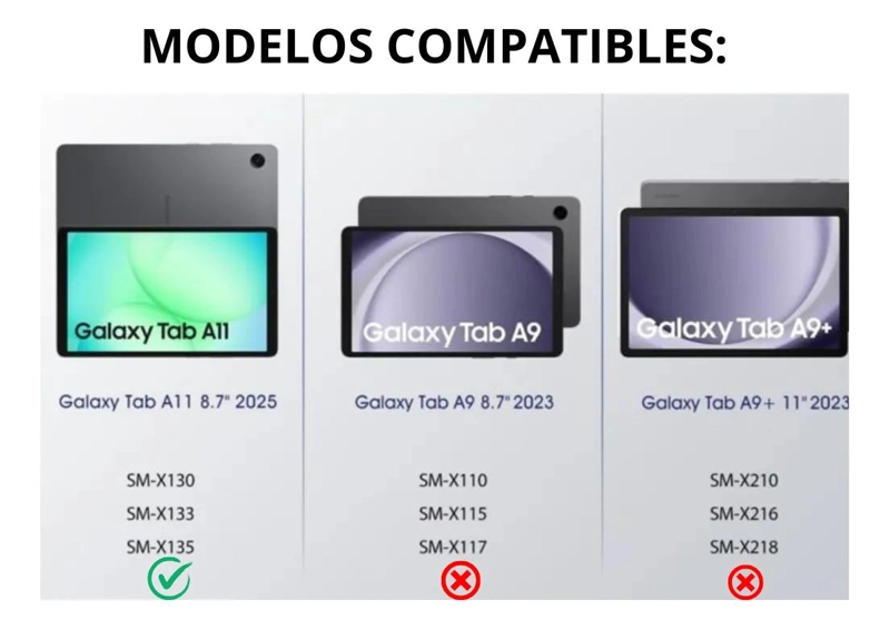 FUNDA PROTECTORA TIPO SMART CASE PARA TABLET SAMSUNG COMPATIBLE CON VARIOS MODEL - 2
