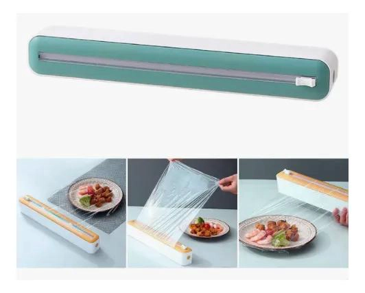 DISPENSADOR CON CORTADOR PARA PAPEL FILM Y ALUMINIO EN COCINA - 4