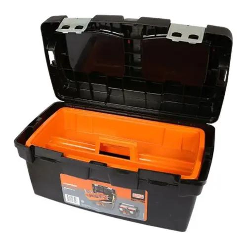 CAJA DE HERRAMIENTA DE 27 LITROS CON BANDEJA Y COMPARTIMENTOS ORGANIZADORES - 3