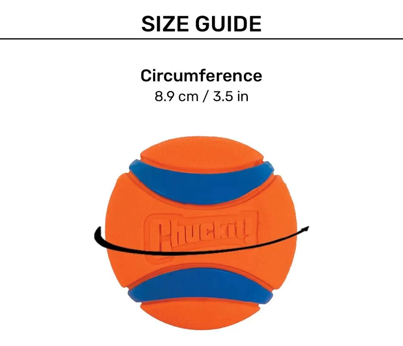 PELOTA ULTRA RESISTENTE PARA PERROS TAMAÑO MEDIANO - 4
