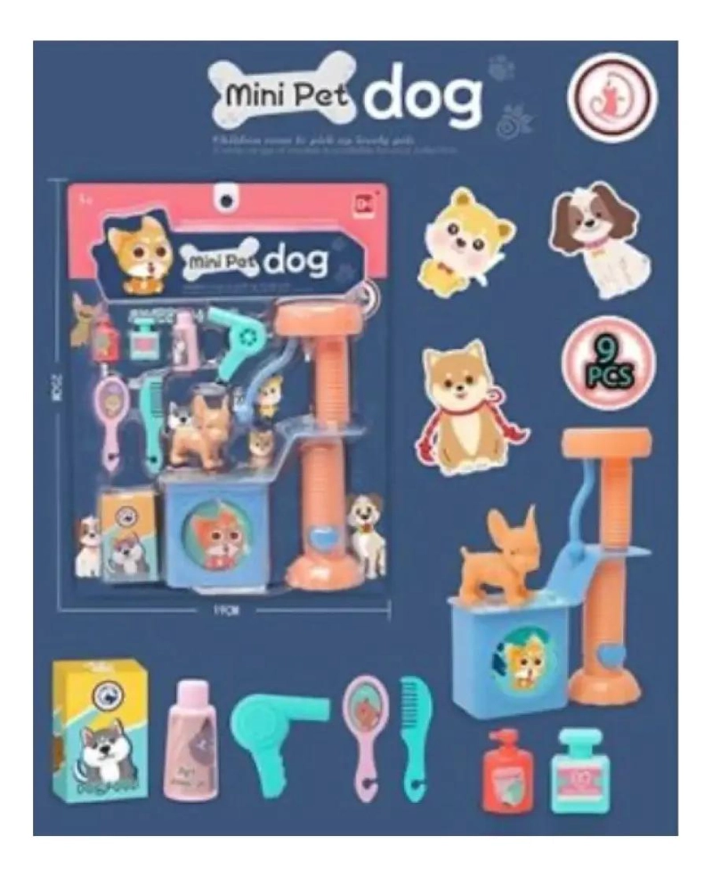 SET DE JUGUETES MINIATURA PARA PERROS CON ACCESORIOS DETALLADOS - 2