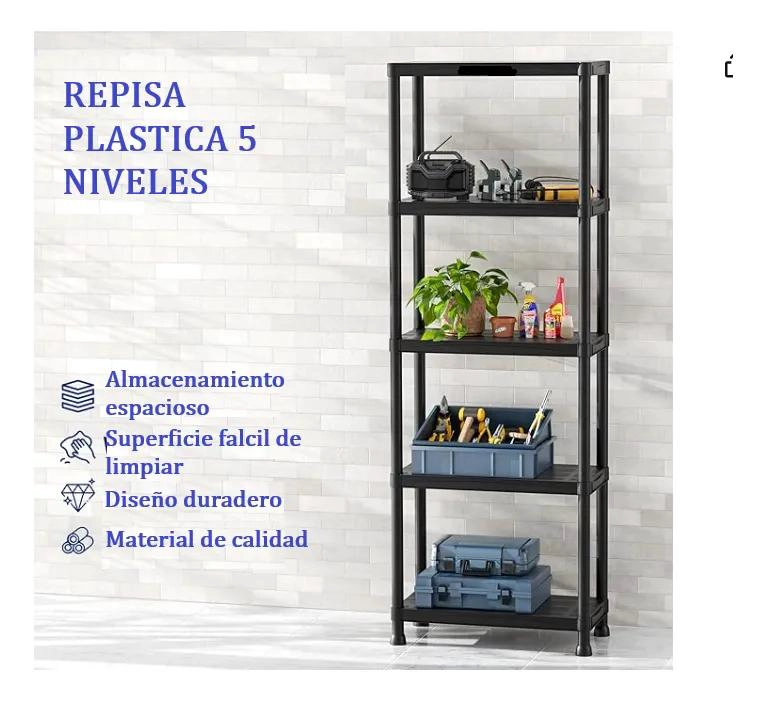 ESTANTE ORGANIZADOR DE 5 NIVELES PARA HERRAMIENTAS Y TALLER - 3