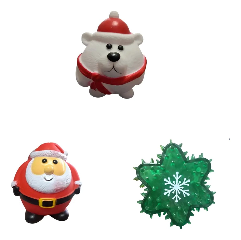 SET DE JUGUETES TEMATICOS PARA PERROS EN TEMPORADA FESTIVA - 1