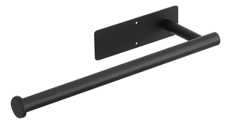 PORTAROLLOS AUTOADHESIVO DE ACERO INOXIDABLE PARA PAPEL TOALLA DE BAÑO - 3