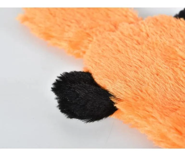 PELUCHE DE ZORRO SUAVE E INTERACTIVO PARA MASCOTAS DE 16X43 CM - 4