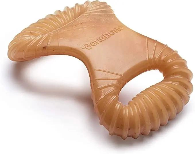 HUESO DE GOMA PARA HIGIENE DENTAL DE PERRO PEQUEÑO SABOR POLLO - 1