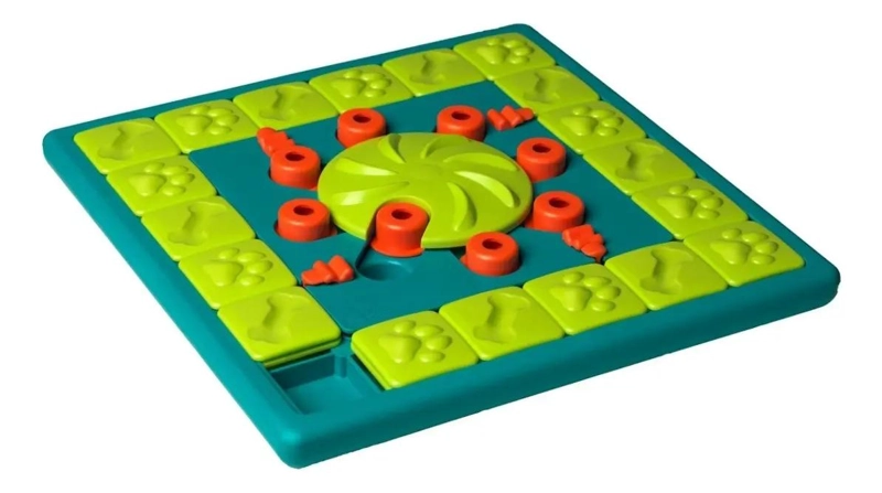 JUGUETE DE MESA MULTIPUZLE INTERACTIVO PARA PERROS COLORIDO - 1
