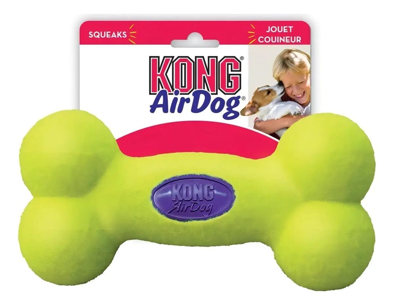 JUGUETE PARA PERRO EN FORMA DE HUESO CON SONIDO Y DISEÑO RESISTENTE TALLA S - 1