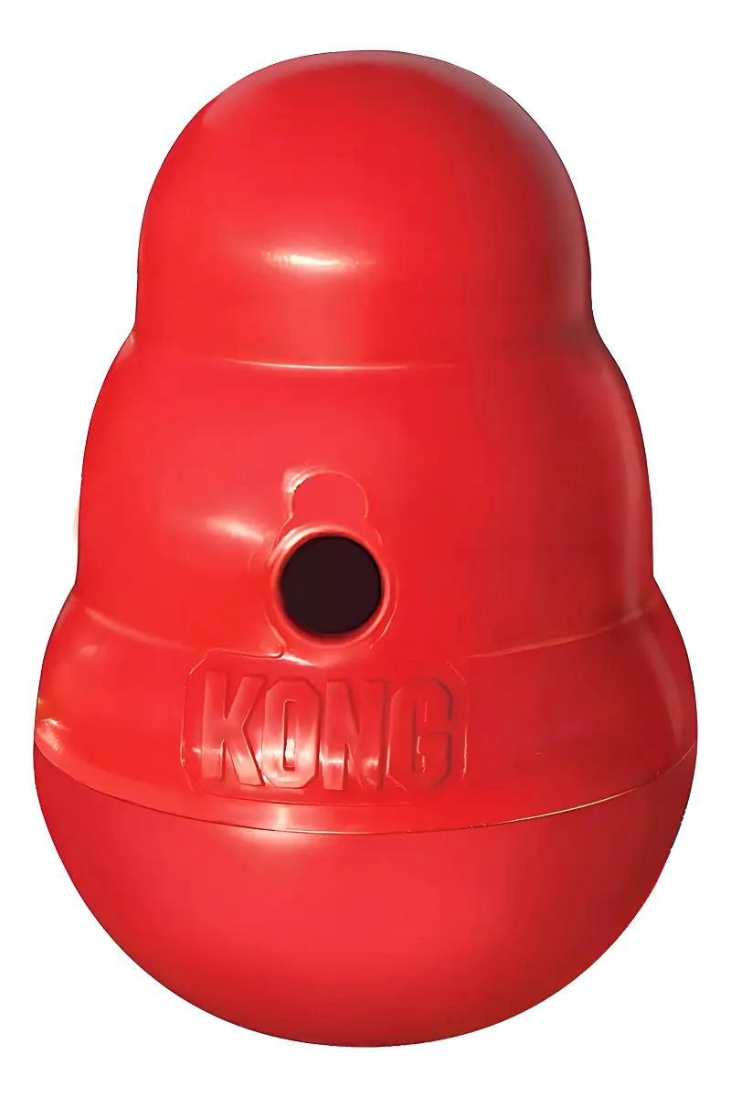 JUGUETE INTERACTIVO PARA PERRO TAMAÑO GRANDE COLOR ROJO - 1