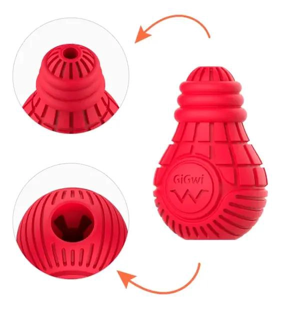 DISPENSADOR DE JUGUETE DE CAUCHO NATURAL PARA MASCOTAS TALLA M - 1