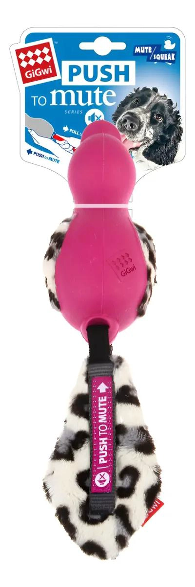 PATO DE SILICONA CON FUNCION PUSH TO MUTE COLOR ROSADO PARA BAÑO - 1
