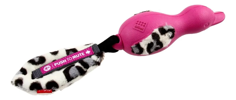 PATO DE SILICONA CON FUNCION PUSH TO MUTE COLOR ROSADO PARA BAÑO - 2