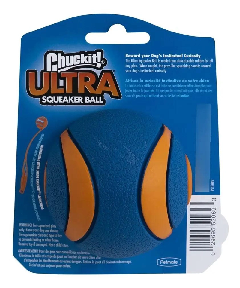 PELOTA PARA PERROS EXTRA GRANDE CON SONIDO PARA JUEGOS ACTIVOS - 2