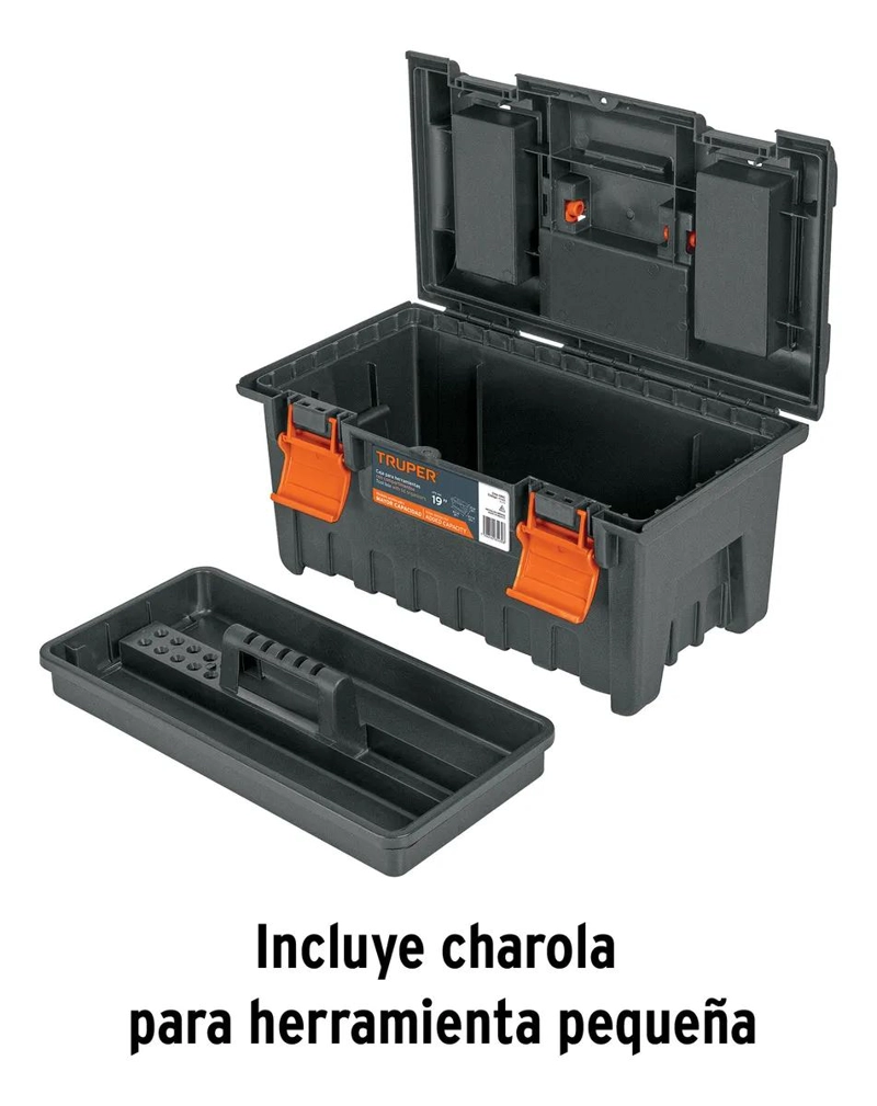 CAJA PLASTICA PARA HERRAMIENTAS CON CAPACIDAD DE 19 PULGADAS - 2