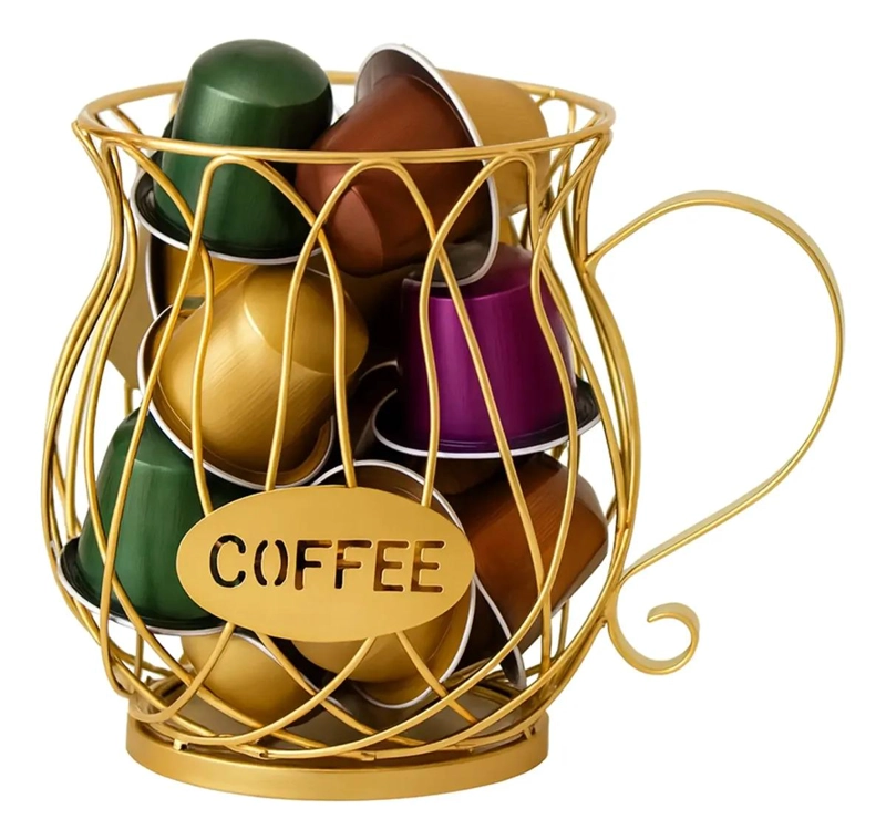 ORGANIZADOR MULTIUSO PARA CAPSULAS DE CAFE  CON DISEÑO COMPACTO - 1