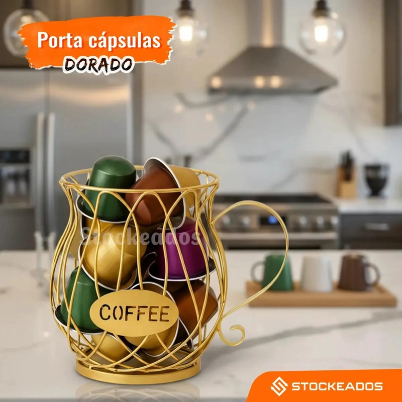 ORGANIZADOR MULTIUSO PARA CAPSULAS DE CAFE  CON DISEÑO COMPACTO - 5