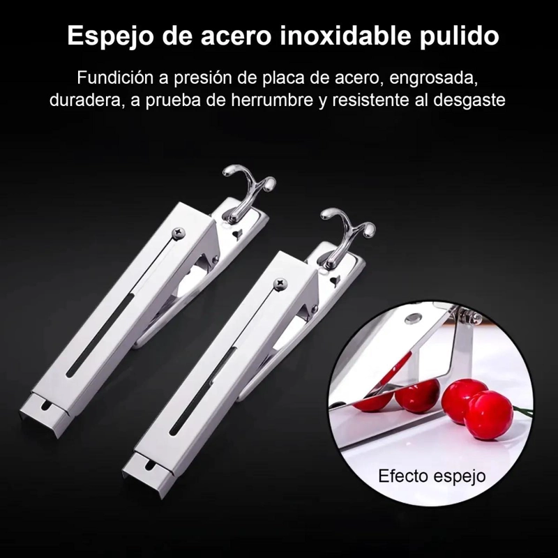 SOPORTES PLEGABLES DE ACERO INOXIDABLE PARA MICROONDAS RESISTENTE - 5