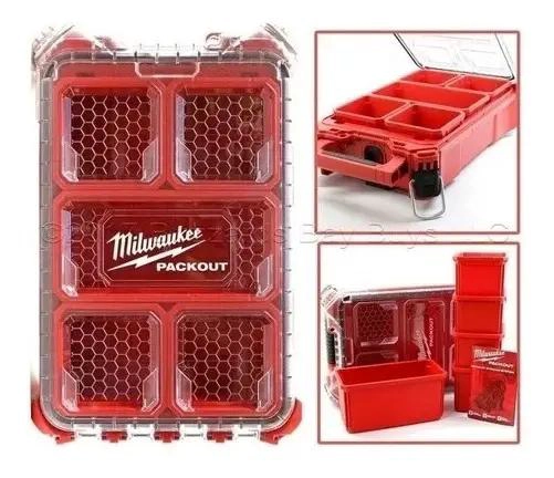 CAJA ORGANIZADORA COMPACTA PARA HERRAMIENTAS CON COMPARTIMENTOS AJUSTABLES - 3