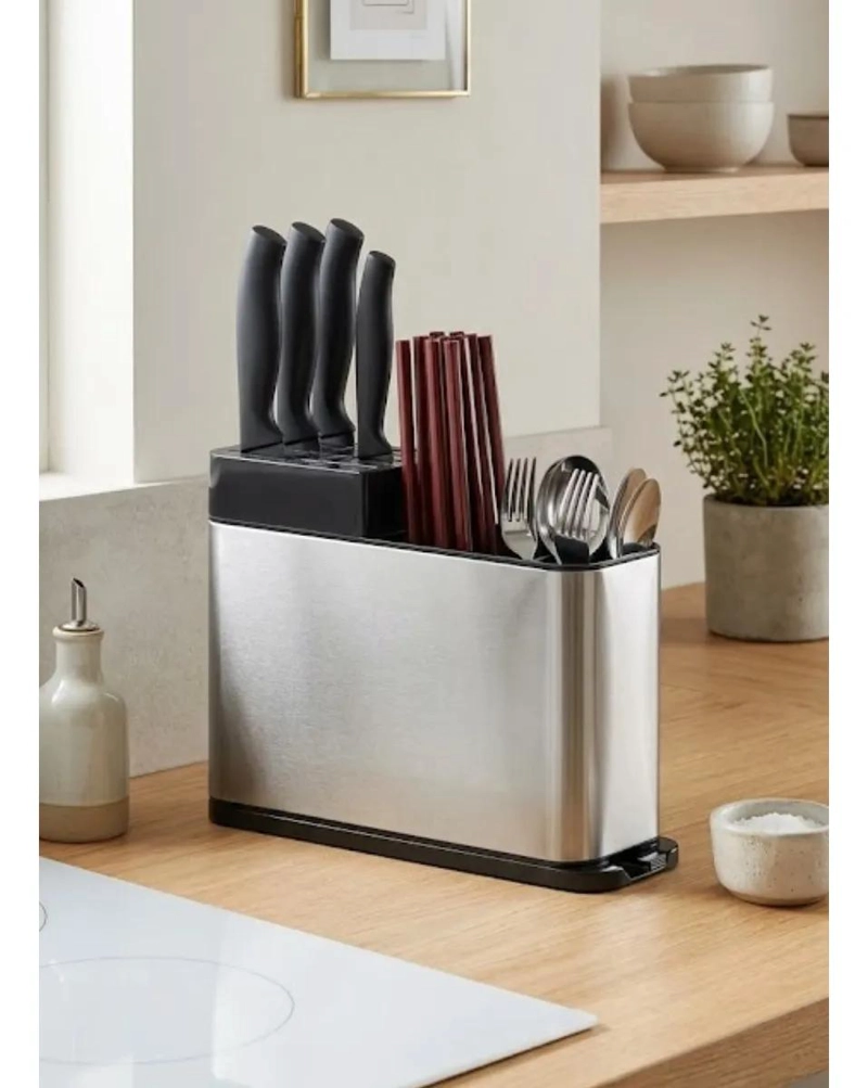 SET ORGANIZADOR DE COCINA ACERO INOXIDABLE PARA LAVAPLATOS - 4