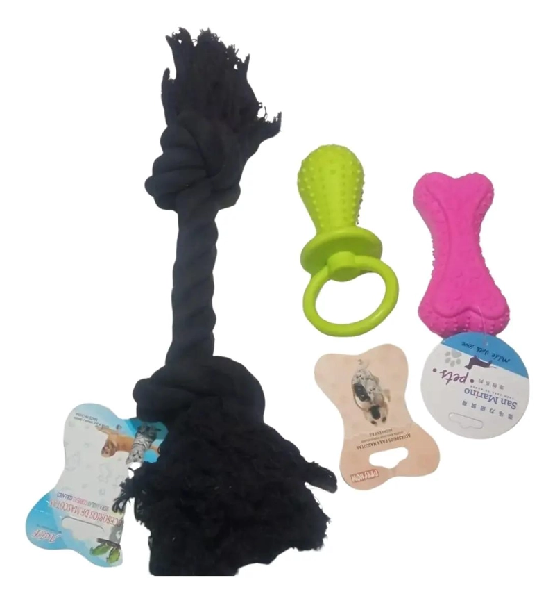 KIT COMPLETO DE JUGUETES Y ACCESORIOS PARA PERROS GRANDES - 1