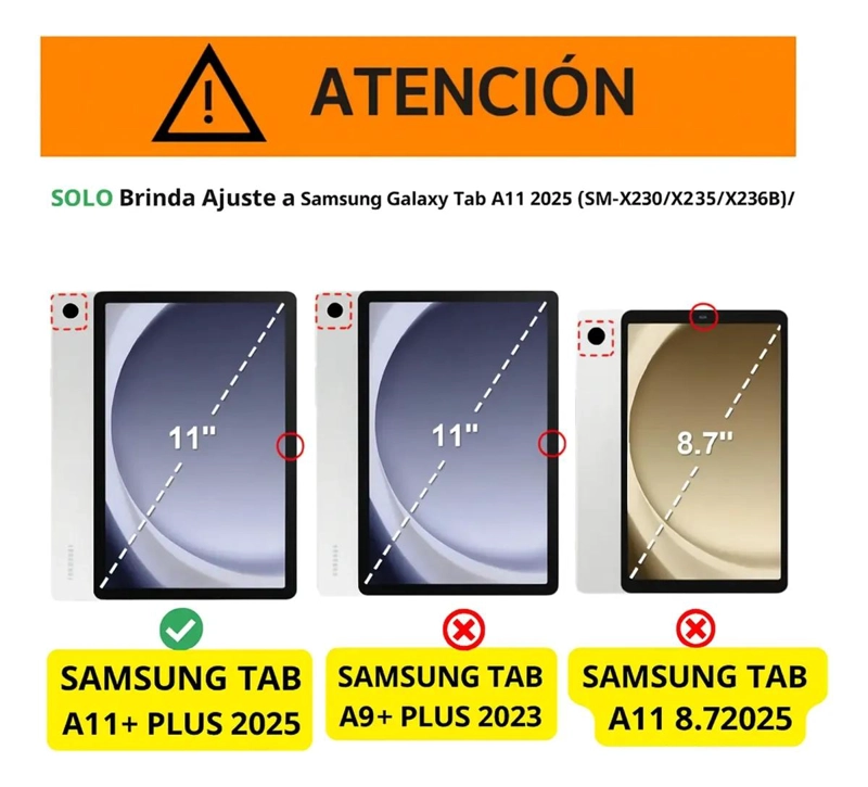 FUNDA PROTECTORA CON SMART COVER Y LAMINA PARA TABLET SAMSUNG A11 PLUS - 3
