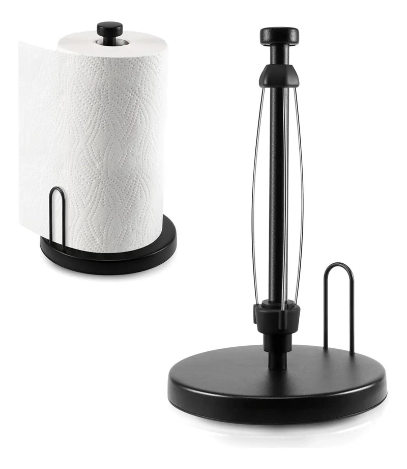 SOPORTE PARA TOALLAS DE PAPEL CON TRINQUETE PARA COCINA RESISTENTE - 1