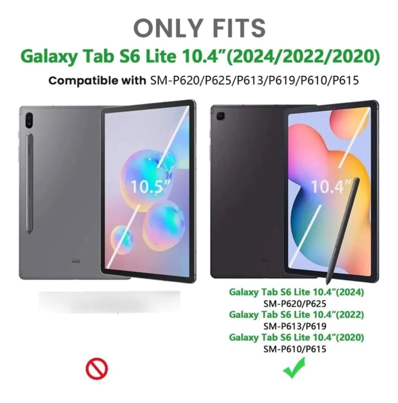 FUNDA PROTECTORA RESISTENTE PARA TABLET SAMSUNG TAB S6 LITE 10.4 PULGADAS - 2
